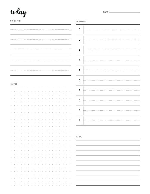 FREE Aesthetic To Do List Template PDF World Of Printables