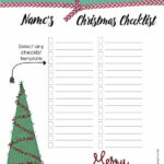 Free Christmas List Template Customize Online Print At Home