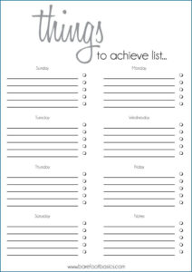 Free Printable Best To Do List Template Templateral Inside Blank