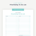 Free Printable Prioritizing To Do List Clean Mama