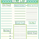 Free Printable To Do List Organization Printables Free