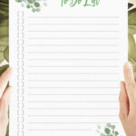 FREE Printable To Do List PDF PNG Download DIY For Your Work