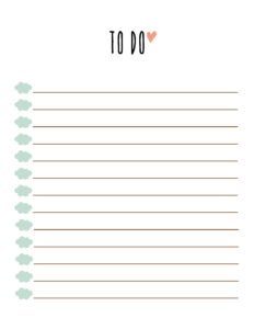 Free Printable To Do Lists Printable To Do Lists
