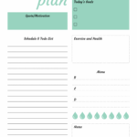 Free Printable Today S Plan With Schedule Todo List PDF Download