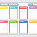 Free Printable Weekly Planner Weekly Planner Template Weekly Planner