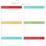 FREE Printable Weekly To Do List