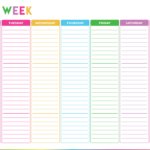 Free Printable Weekly To Do List Printable Planner Template Weekly