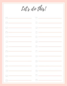 FREE Stylish To Do List Plus A BONUS Birkley Lane Interiors To