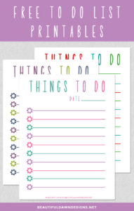 Free To Do List Printable Beautiful Dawn Designs To Do Lists