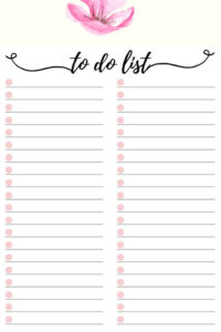 Free To Do List Printable To Do Lists Printable Free Planner To Do