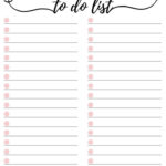 Free To Do List Printable To Do Lists Printable Free Planner To Do