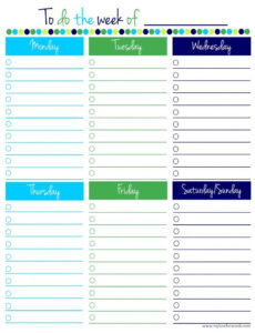 Freebie Friday Weekly To Do List To Do Lists Printable Weekly To Do