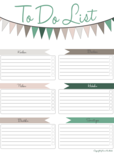 Freebie To Do List Vanni Vanilla
