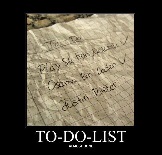 The To Do List Funny