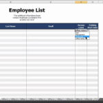 How Do I Complete The Employee List Template YouTube