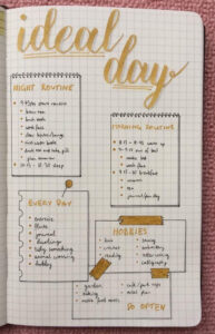 Ideal Day And Packing List Bullet Journal Amino Bullet Journal