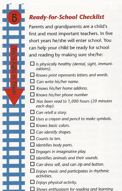 To Do Lists For Kindergarten