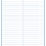 Lined Two Column To Do List Free Printable To Do Lists Printable