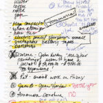 Lot Detail Madonna Handwritten To Do List