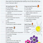 Mommy And Things Free Elementary Back To School Checklist Printable