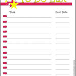 Not Your Average To Do List Free Printable Sparkles Of Sunshine