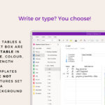 OneNote Template Onenote Digital Planner Task List Etsy