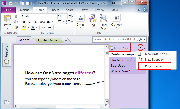 To Do List Template Onenote