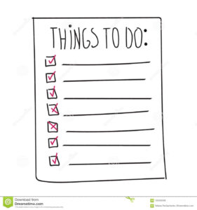 Outline Check To Do List Bullet Stock Vector Illustration Of