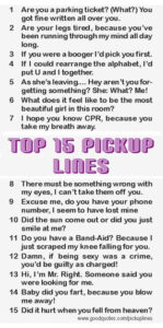 Pin On Pick Up Lines