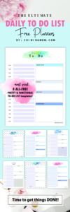 Printable Daily To Do List Template To Get Things Done