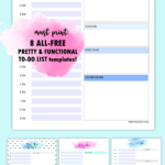 Printable Daily To Do List Template To Get Things Done