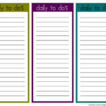 Printable Little Daily To Do List S Checklist Template List