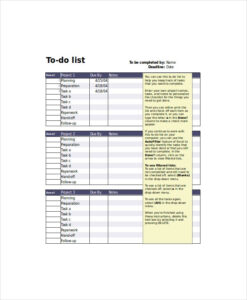 Project List Template 5 Free Word Excel PDF Documents Download