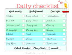 Raising Up Rubies Blog Back To School Checklist Free Print