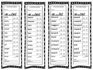 Reading R Controlled Vowel Syllables Unit 3 Reading On Strawberry Lane