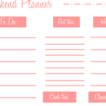 RnlMusings Printable Weekend Planner
