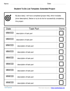 Student To Do Lists UDL Strategies