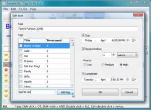Tag To Do List To Do List Software Download For PC