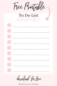 The Best Free To Do List And Template For The Girl On The Go To Do