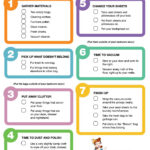 The Checklist That Shows Kids How To Clean Their Rooms Bedroom
