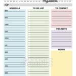 The Office Organizer EDITABLE Work Planner Office Planner To Do