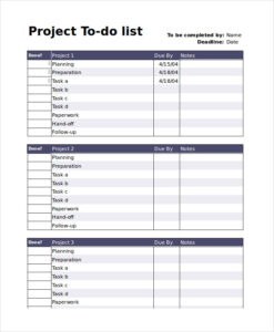 To Do List 13 Free Word Excel PDF Documents Download Free