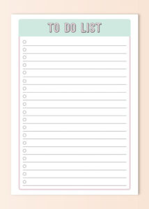To Do List A4 A5 Sized Printable By AnInquisitiveGraphic To Do