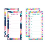 To Do List Notepad Set Of 4 Weekly To Do List Magnet Notepad 4in X 9