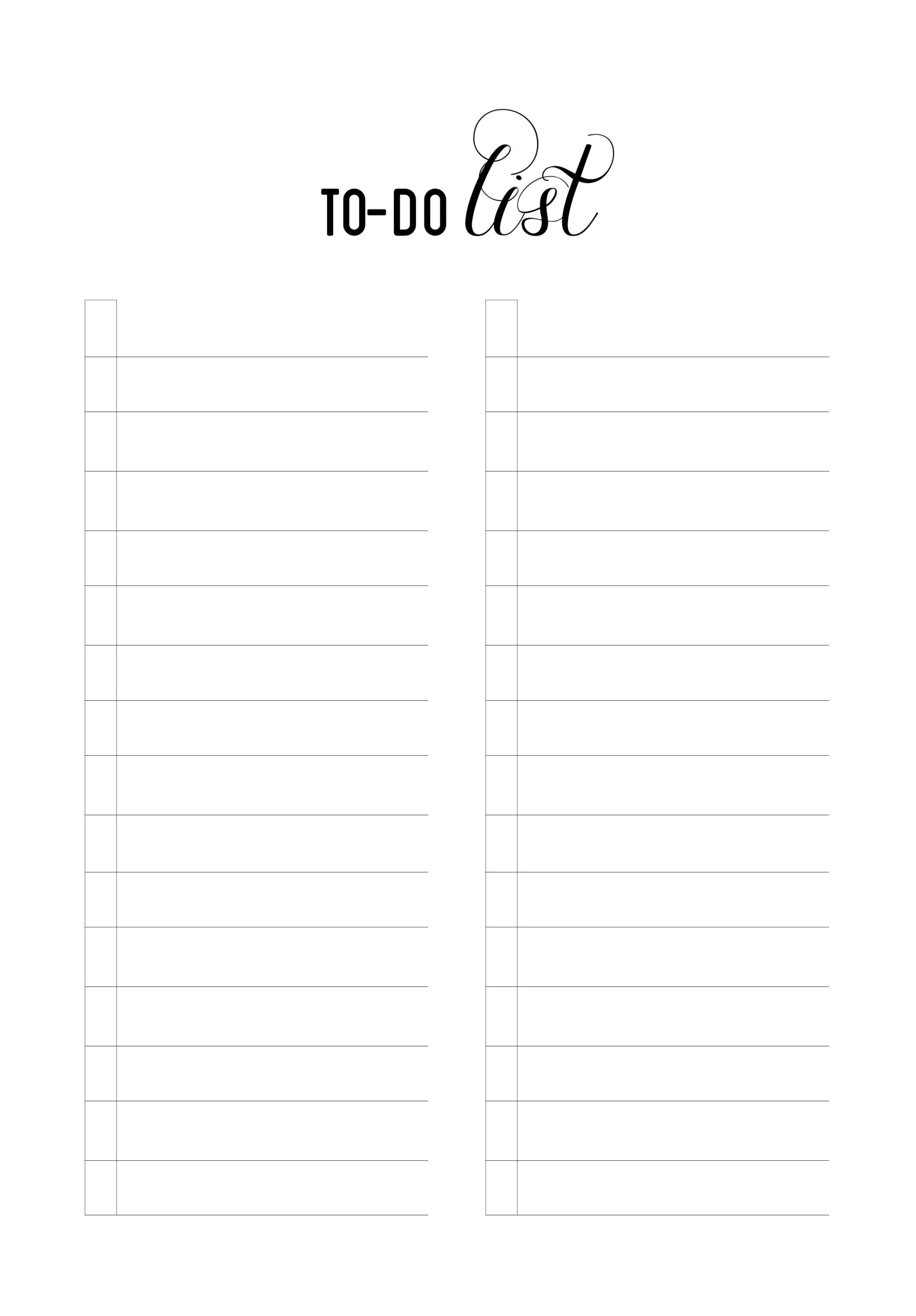 To Do List Printable On Storenvy To Do List Printable