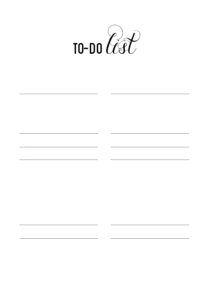 To Do List Printable On Storenvy