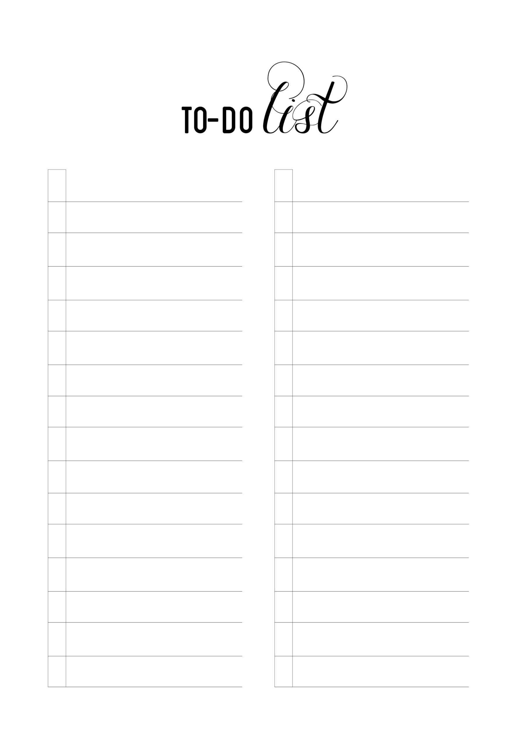 To Do List Printable On Storenvy