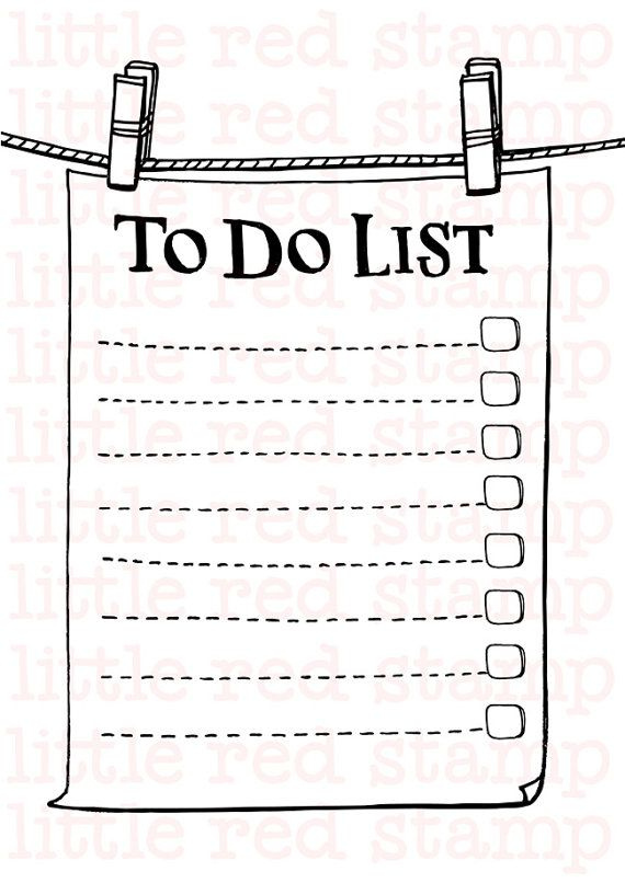 To Do List Paper With