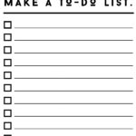 To Do List Printable Thyme Is Honey