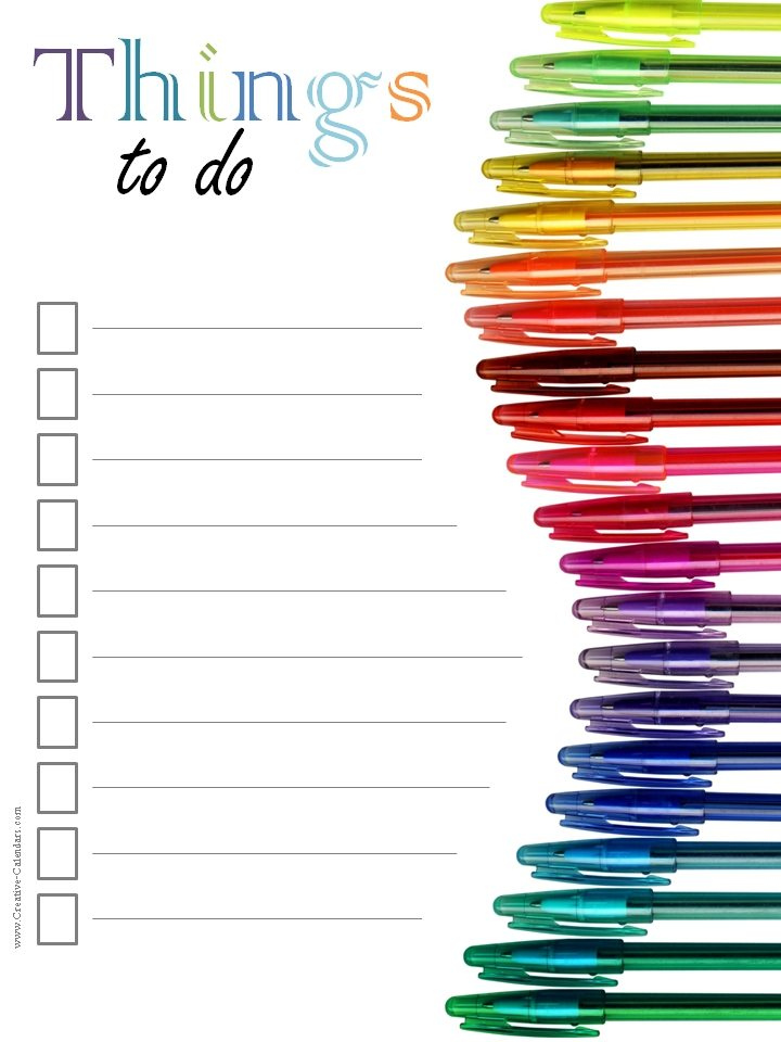 Things To Do List Images